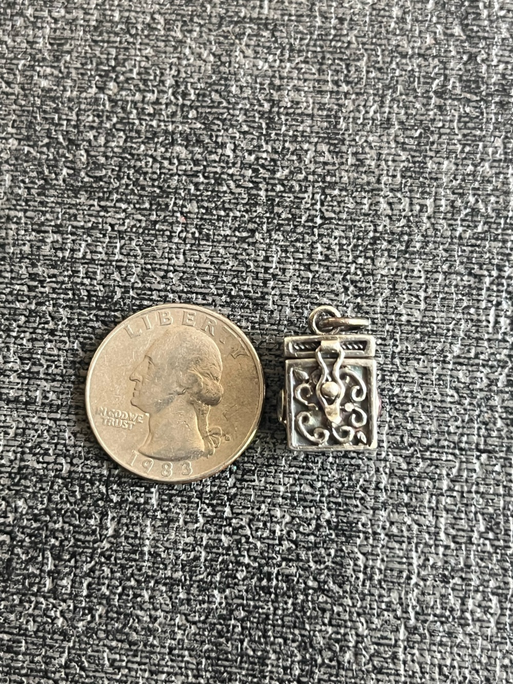 925 prayer box pendant - Picture 4 of 5
